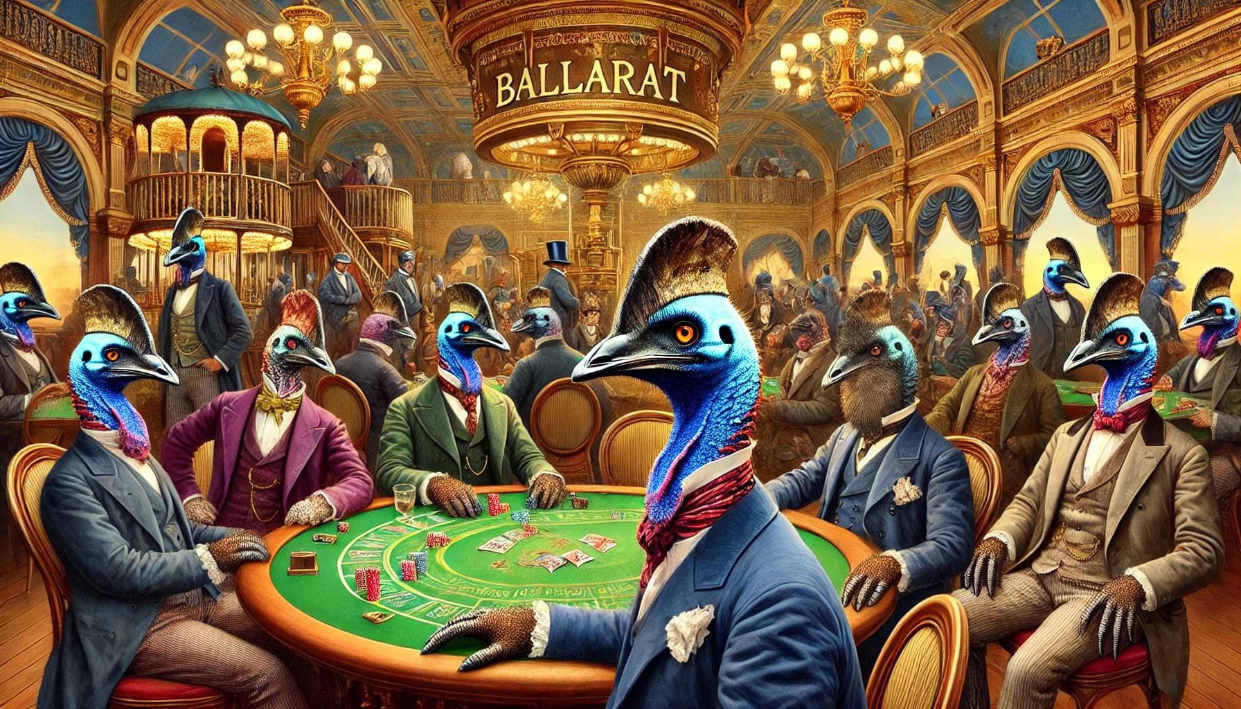 victorian era casino scene